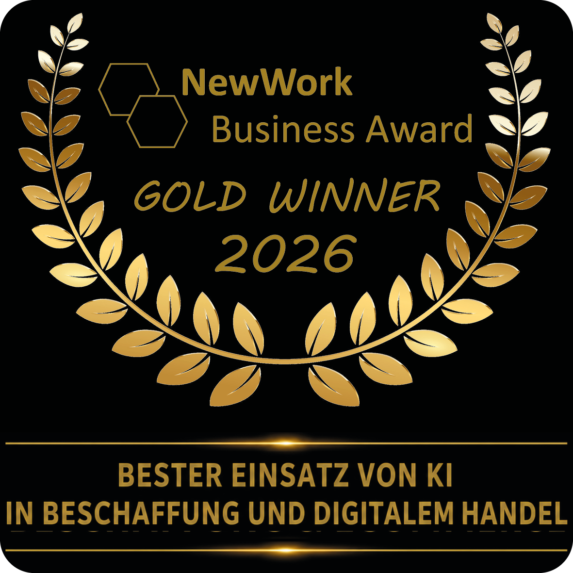 Awards 2026 Bester Einsatz von KI in Beschaffung und digitalem Handel abgerundet