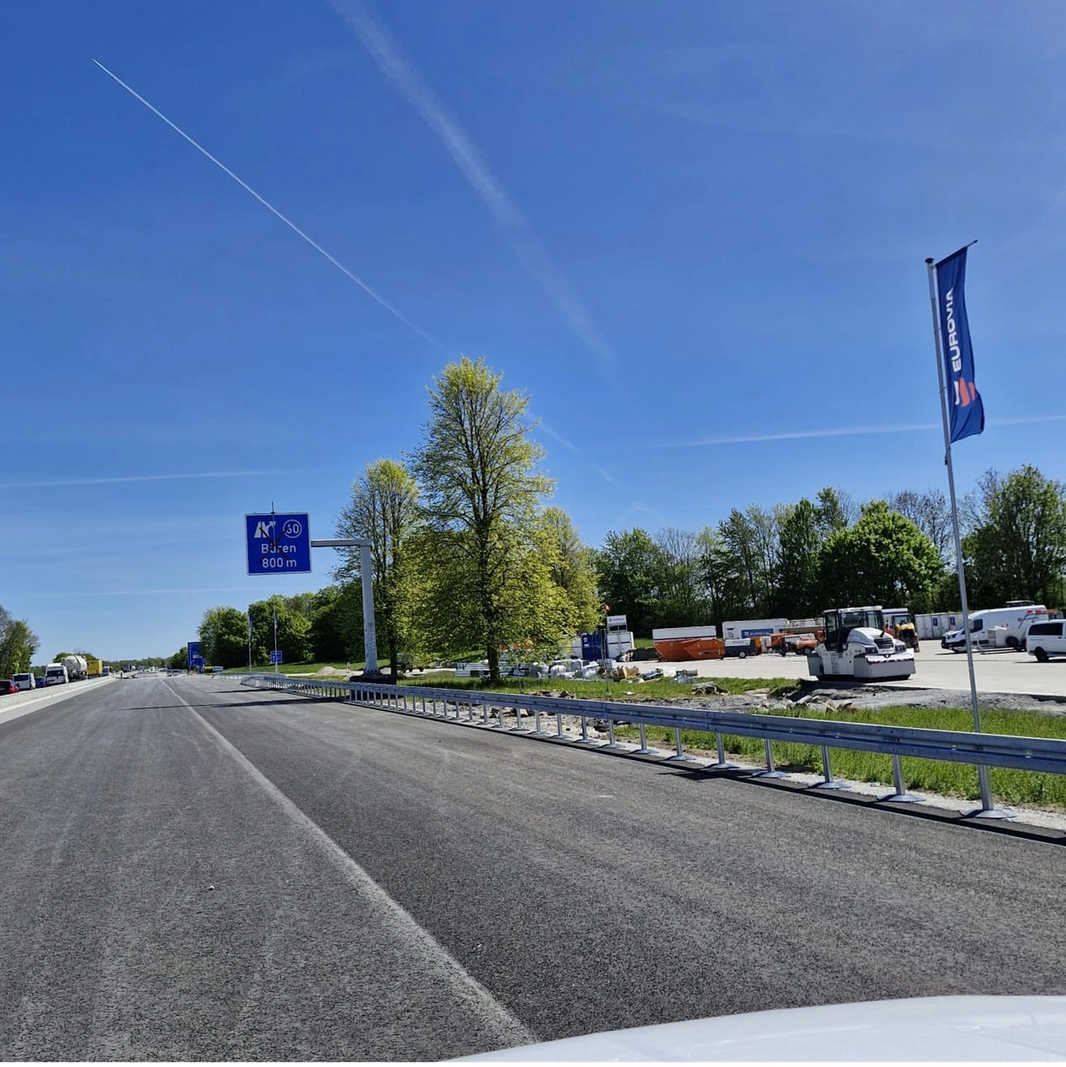 Baustelleneinsatz A44 Büren Fahrplatten Set BAUSHOP NRW
