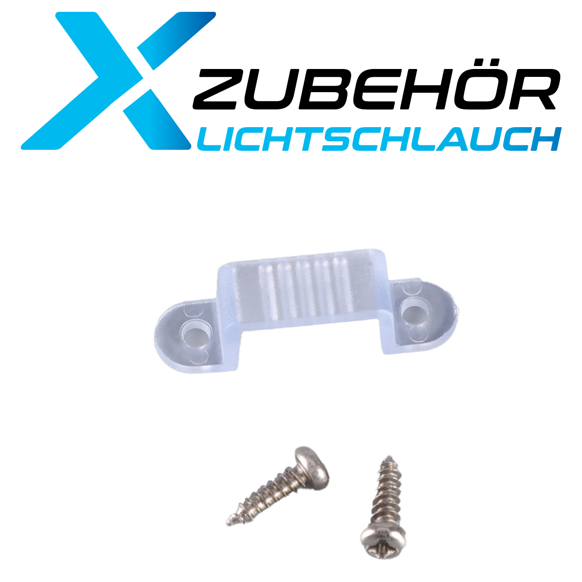 Anschluss- und Befestigungszubehör für X-LINE LED-Lichtschläuche